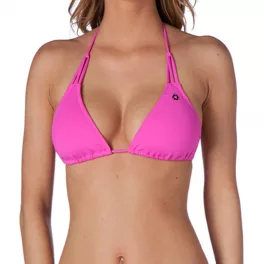 TREBLE PINK bikini top