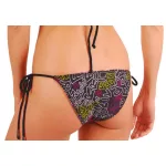 SOLID GOLD BLK reversible bikini pant