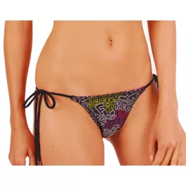 SOLID GOLD BLK reversible bikini pant