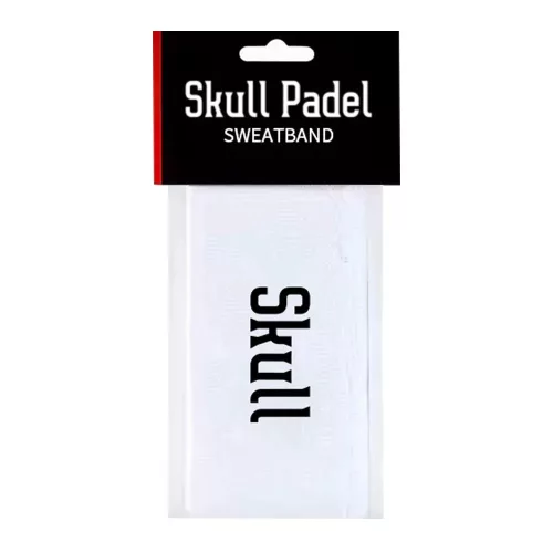 Skull Sweatband - White-blk