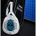 2026 SKULLPADEL V2080 white blue 12K SOFT padel racket